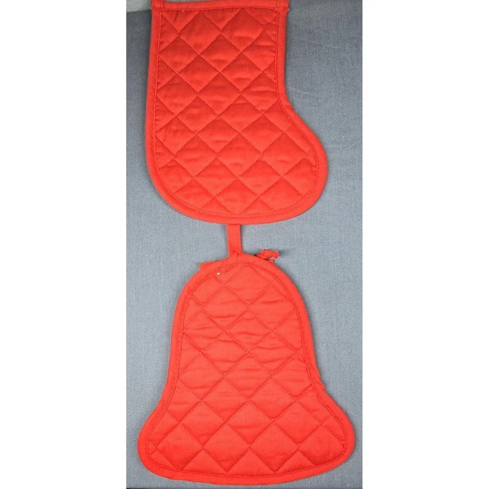 Vintage Cannon Christmas Tree Hand Towels Potholders Set‎ Holiday Kitchen Decor